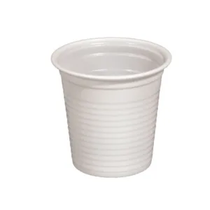 BICCHIERE PP BIANCO PLASTICA 200CC - CONF. 100 PZ