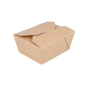 CONTENITORE MULTI-FOOD IN CARTA KRAFT  CON INTERNO  AVANA 800 ML 125/110x118/90x64 CONF 250 PZ