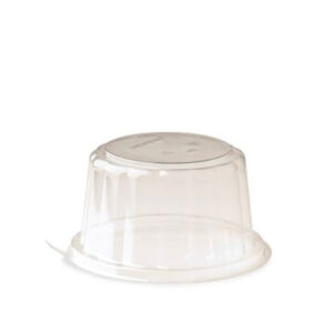 COPERCHIO BOMBATO PET TRASPARENTE DIAM. 12,5 x7H CM - CARTONE DA 250 PZ